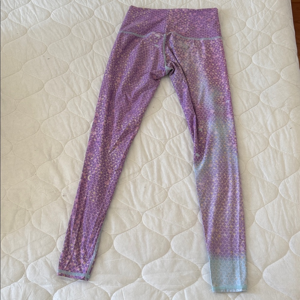 Teeki mermaid fairy queen purple leggings - Picture 3 of 4